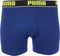 PUMA Basic Stripe Boxershort - 2-pack - Blauw/Zwart - Maat L