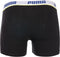 PUMA Basic Stripe Boxershort - 2-pack - Blauw/Zwart - Maat L