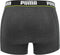 Puma - Basic Stripe Elastic - Boxer 2Pack - L - Grijs/Geel
