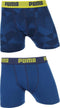 Puma Blurred Triang - Sportonderbroek - Kinderen - Maat 128 - Blauw/ Geel