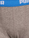 PUMA Boxershort Heren PUMA BASIC BOXER 2P - Blue / Grey