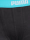 PUMA Boxershort Heren PUMA BASIC BOXER 2P - India Ink / Turquoise