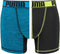 Puma Boxershort - Maat M - Mannen - zwart/blauw/groen