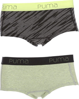 Puma Boxershort - Maat S - Vrouwen - groen/grijs/zwart