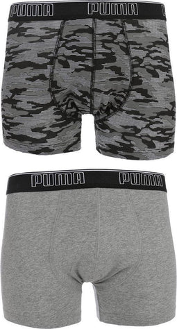 PUMA Camo Print Boxershort - 2-pack - Zwart - Maat XL