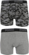 PUMA Camo Print Boxershort - 2-pack - Zwart - Maat XL