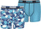 Puma camo rock print boxer 2p - Sportonderbroek - Kinderen - blue danube - 128