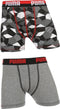 Puma camo rock print boxer 2p - Sportonderbroek - Kinderen - High Risk Red - 128