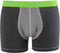 PUMA Colour Block Boxershort - Zwart/Grijs/Groen - Maat S