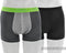 PUMA Colour Block Boxershort - Zwart/Grijs/Groen - Maat S