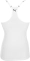 Puma dames hemd Racerback - Tank top - White & Grey - L - Wit