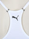 Puma dames hemd Racerback - Tank top - White & Grey - L - Wit