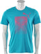 Puma - Ess Graphic Logo Tee - Blauw - Maat L