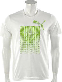 Puma - Ess Graphic Logo Tee - Wit - Maat XL