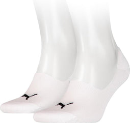 Puma footie 2p unisex - Sportsokken - Volwassenen - white - 35-38