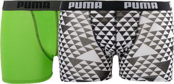 Puma Graphic - Sportonderbroek - Kinderen - Maat 128 - Groen/ Zwart/ Wit