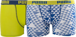 Puma Graphic - Sportonderbroek - Kinderen - Maat 140 - Geel/ Blauw/ Wit
