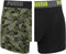 PUMA Hyper Camo Boxershort - 2-pack - Zwart/Grijs - Maat S