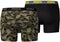 PUMA Hyper Camo Boxershort - 2-pack - Zwart/Grijs - Maat S