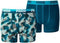 Puma - Jongens 2-pack Camo Boxershorts Blauw - 140