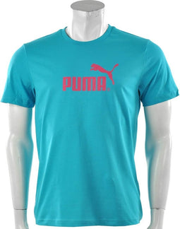 Puma - Large No. 1 Logo Tee - Heren Shirt - M - Blauw