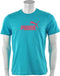 Puma - Large No. 1 Logo Tee - Heren Shirt - M - Blauw