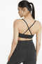 PUMA LOW IMPACT STUDIO FOUNDATION BRA Dames Sportbeha - Zwart - Maat M