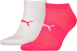 Puma - Performance Train Light 2-Pack - Unisex Sportsok - 43 - 46 - Wit/Roze