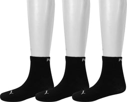 Puma quarter plain 3p - Sportsokken - Volwassenen - black - 35-38