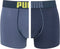 PUMA Rebel Placed Print Boxershort - 2-pack - Blauw - Maat XL