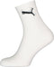 Puma short crew 3p unisex - Sportsokken - Volwassenen - white - 39-42