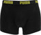 PUMA Soundwave Print Boxershort - 2-pack - Lime Punch - Maat M