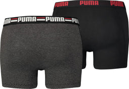 PUMA Stripe Design 0103 Boxershort - 2-pack - Zwart - Maat L