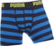 Puma - Stripe Print Boxer 2 pack - Ondergoed - 140 - Blauw/Groen