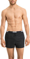 PUMA Swim Logo Short Heren Zwembroek - zwart - Maat L
