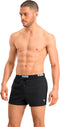 PUMA Swim Logo Short Heren Zwembroek - zwart - Maat L