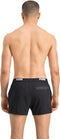 PUMA Swim Logo Short Heren Zwembroek - zwart - Maat L