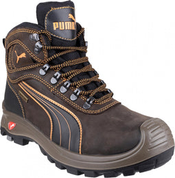 Puma veiligheidsschoenen hoog s3 kruipneus 63022 40 bruin