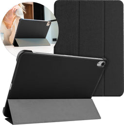 imoshion - Trifold Bookcase - Geschikt voor iPad Air 5 (2022) / Air 4 (2020) / Air 11 inch (2025) M3 / Air 11 inch (2024) M2 - Zwart