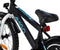 AMIGO Speeder Jongensfiets 16 Inch - Kinderfiets voor 4 tot 6 Jaar - 100-115 cm - Zwart/Blauw