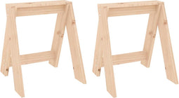 vidaXL - Krukken - 2 - st - 40x40x45 - cm - massief - grenenhout