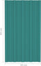 vidaXL - Dakpanelen - 36 - st - 80x45 - cm - gegalvaniseerd - staal - groen