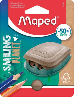 Puntenslijper maped smiling planet 2-gaats