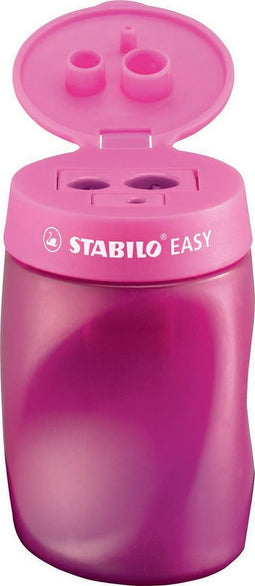 Puntenslijper STABILO Easy 4502 3 in 1 rechtshandig roze | 3 stuks