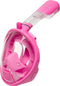 Atlantis Snorkelmasker 2.0 - Duikbril - Snorkel - Snorkelset - Full Face Masker - Kinderen - Roze - XS