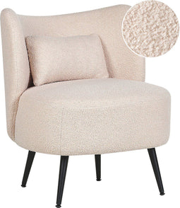 Fauteuil OTSBY Bouclé Beige