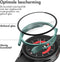 imoshion Screenprotector - Geschikt voor Samsung Galaxy Watch 6 44mm - Full Cover Hard Case / Beschermend Hoesje - Donkergroen