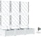 vidaXL - Tuinplantenbakken - met - Water - Irrigatiesysteem - - - 3 - Stuks - - - Wit