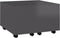vidaXL - Salontafel - 60x60x38 - cm - bewerkt - hout - hoogglans - grijs