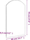 vidaXL - Spiegel - 70x40 - cm - glas